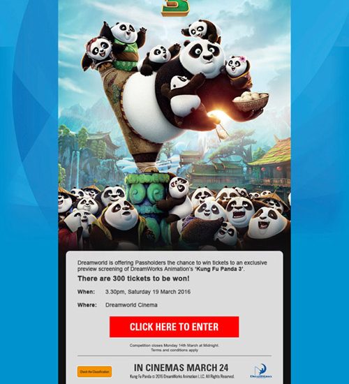 Kung Fu Panda Passholder EDM