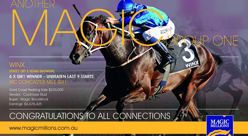 Magic Millions Half Page Ad