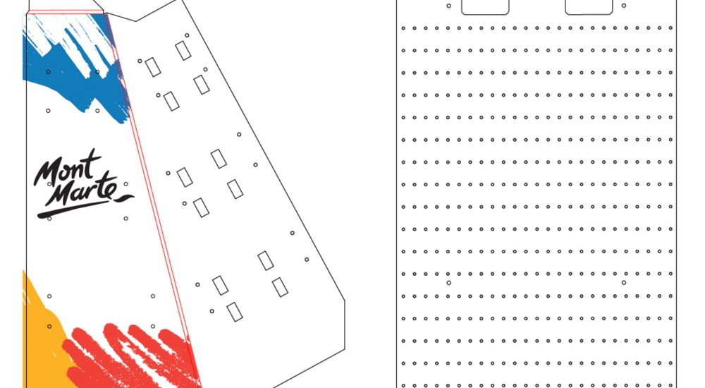 Mont Marte product stand